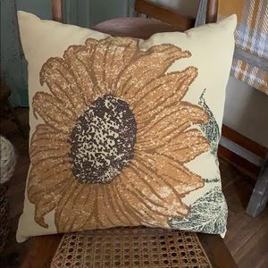 🌻💛Sunflower throw pillow 18x18inch